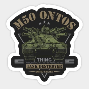 M50 Ontos "Thing" Tank Destroyer Sticker